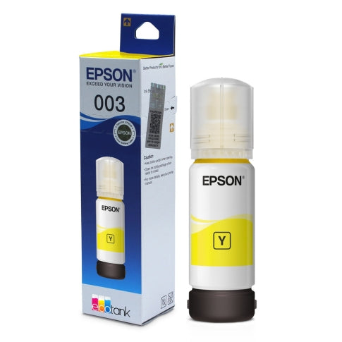 Genuine 003 Yellow Ink Bottle (65ml) for L-Series EcoTank Printers